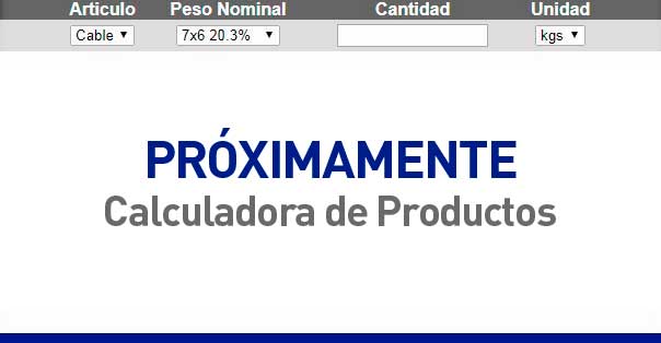 calculadora de productos